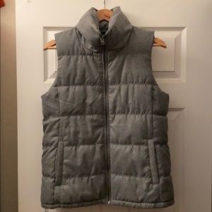 Women’s Medium Herringbone Heather Grey Vest
